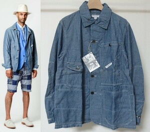 Engineered Garments エンジニアードガーメンツ Railroader Jacket Chambray シャンブレー カバーオール ジャケット XS