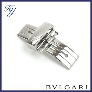 送料無料 磨き済み 美品 本物 純正品 BVLGARI ブルガリ レッタンゴロ RTC49S ラバーベルト用 16mm バックル 尾錠 コマ メンズ 時計