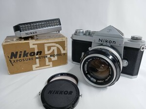 Nikon ニコン F Photomic フォトミック + NIKKOR-S AUTO f/1.4 50mm Non-Ai + EXPOSURE METER MODEL 2 A10