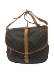 LOUIS VUITTON ソミュール35_モノグラム_BRW PVC ブラウン 