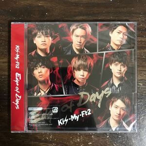 (G3155) 新品CD150円 Kis-My-Ft2 Edge of Days(CD+DVD)(初回盤A)