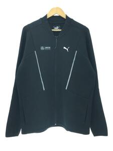 PUMA◆ジャージ/L/コットン/BLK/576748-01