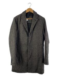 ZARA MAN◆コート/-/ウール/GRY/千鳥格子