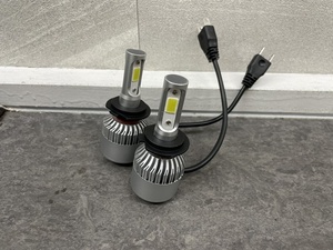 爆光 H7 ヘッドライト フォグランプ LED バルブ ホワイト 系 未使用品 点灯確認済み
