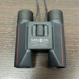 【4861】MINOLTA ミノルタ 双眼鏡 POCKET 8×22 8.2° WIDE ANGLE MULTI-COATED　ジャンク