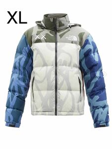 新品◆ Kaws × The North Face NUPTSE JACKET カウズ×ノースフェイス ヌプシジャケット ダウン XL◆