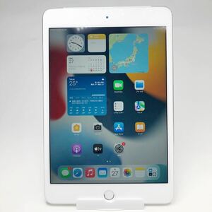 【2172】1スタ☆Apple☆iPad mini第4世代　Wi-Fi+Cellular 16GB☆シルバー☆利用制限○☆SIMフリー