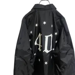 廃盤 BLACK SCALE × 40OZ SF COACHES JACKET