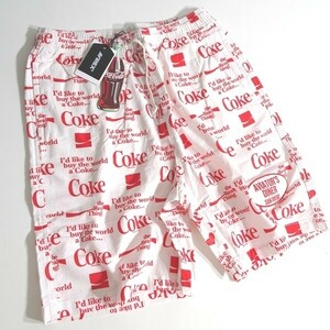 AVIREX アヴィレックス 新品 COKE ICON PANTS コカ・コーラ コットン100% ハーフパンツ ショートパンツ 3113020 030 XL ▲019▼kkf402us