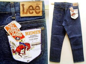 ◇即決[W38L33]デッドストック Lee オリジナル 70年代 200-0041 14oz ビンテージ USA製 アメリカ 未使用品 濃紺 デニム リジッド■6630