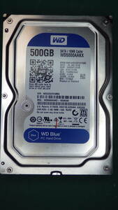 WD HDD SATA WD5000AAKX-19U6AA0 500GB 動作確認済 送料無料(500052) 