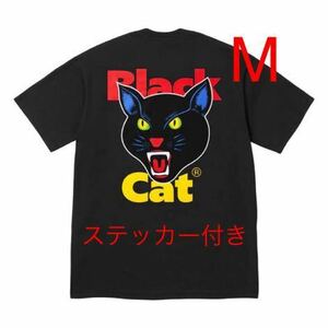 【新品】 M 24SS Supreme Black Cat Tee Black シュプリーム ブラック キャット Tシャツ ブラック ステッカー付き