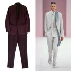 DIOR Asymmetric Collar Jacket Suit