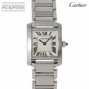 カルティエ Cartier タンクフランセーズSM W51008Q3 レディース 腕時計 アイボリー クォーツ ウォッチ Tank Francaise 90235216