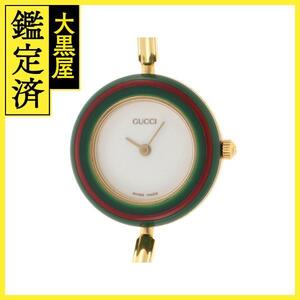 GUCCI グッチ チェンジベゼル 11/12.2 レディース クオーツ （2148103630682）【200】