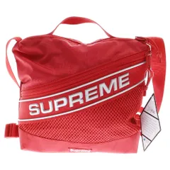 SUPREME (シュプリーム) 23AW Shoulder Bag スモールボックスロゴ ナイロンショルダーバッグ レッド