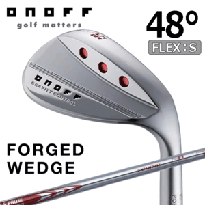 ONOFF FORGED WEDGE【オノフ】【ウェッジ】【軟鉄鍛造】【2024年モデル】【N.S.PRO MODUS3 TOUR115】【LOFT：48度】【Wedge】