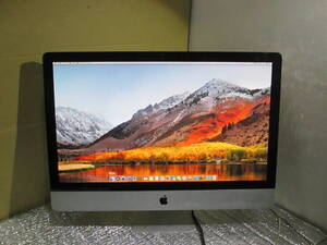 [G1-1/A61108-1]★Apple A1312 iMac (27-inch, Mid 2011)/CPU:i5 2.7GHz/HDD2.0TB/メモリ8GB/DVDドライブ/無線/High Sierra 10.13.6★