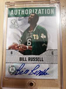 超レア サイン 2008 -09 UD SP Rookie Threads BILL RUSSELL Auto / ビル ラッセル Autograph (11x NBA Champions)