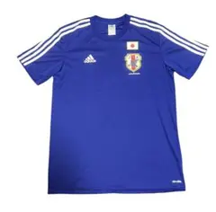 adidas 日本代表 サッカーシャツ 青　LL