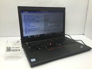 ジャンク/ LENOVO 20HMS0R400 ThinkPad X270 Intel Core i3-7100U メモリ4.1GB ストレージ無し 【K02979】