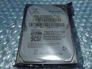 【送料込み・即決】未開封 MARSHAL リファービッシュ MAL21200SS-T10K 2.5インチ SAS 1.2TB 1200GB 10500rpm 128Mキャッシュ HDD