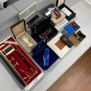 22 まとめ ライター ガスライター GIVENCHY YSL S.T.Dupont ジバンシー イヴサンローラン デュポンなど ジャンク