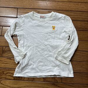 ミキハウス　Tシャツ　くま　100 ロンt