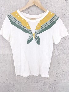 ◇ BEAMS BOY ビームスボーイ 半袖 Tシャツ カットソー ホワイト *