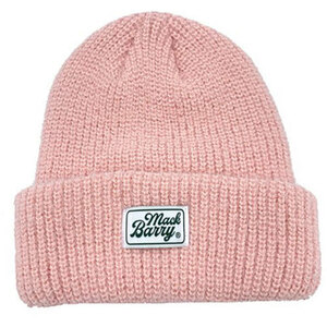 MACK BARRY マクバリー 【BEANIE(ビーニー)】 CLASSIC LABEL SOFT CANDY BEANIE ライトピンク MCBRY70740 /l