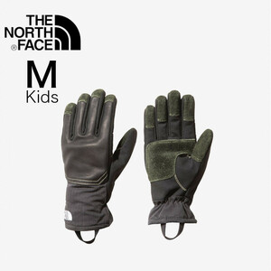 【H-59】　サイズ：M（キッズ） 　THE NORTH FACE　ノースフェイス　キャンプワークグローブ NNJ12230　カラー：NK