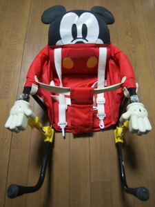 大人気　Mickey Mouse ミッキーマウス　ディズニー ポータブル　ベビーチェア　テーブルチェア red