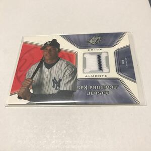 Erick Almonte 2001 UD SPX RC Jersey