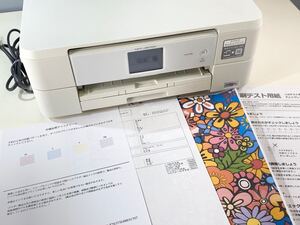 ★動作確認済み brother MFC-J837DN A4 複合機 コピー機 プリンター ブラザー 年賀状 Wi-Fi ハガキ 中古品 おまけインク付き 管理TO955