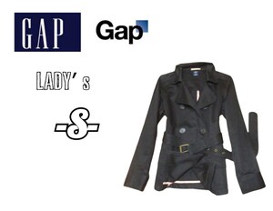 レディースS*GAP ギャップ*トレンチコート 黒色