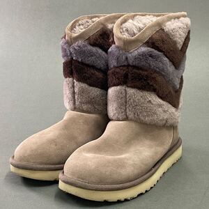 ☆a11 UGG australia アグ オーストラリア 1012391 TANIA タニア ムートンブーツ ショートブーツ シープスキン 24cm レディース