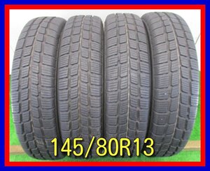 ■中古タイヤ■ 145/80R13 75S BRIDGESTONE MULTIWEATHER タント ムーブ等 夏タイヤ オンロード 激安 送料無料 B768