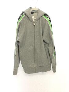 DIESEL◆パーカー/US12/コットン/GRY/無地