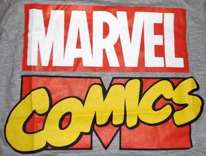 ★マーベル コミック Tシャツ Marvel Comics 杢 L 正規品! spider man アメ コミ captain america Wolverine big bang theory