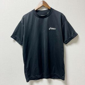 asics アシックス 半袖Tシャツ プラクティスシャツ Mサイズ ブラック ポリエステル