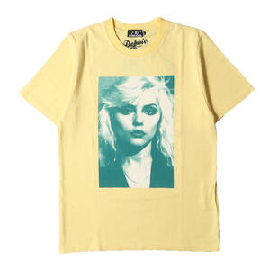 HYSTERIC GLAMOUR ヒステリックグラマー Tシャツ サイズ:S DEBBIE HARRY フォト グラフィック プリント Tシャツ バンドT イエロー 日本製