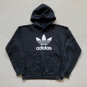 Adidas アディダス パーカー L ブラック