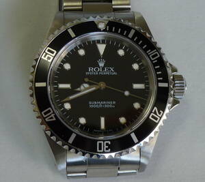 送料無料◆ROLEX SUBMARINER /ロレックス・サブマリーナ 14060 U16**** 自動巻 トリチウム文字盤、日本ロレックス見積書・内外箱タグ付属◆