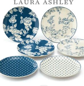 ローラアシュレイ プレート 食器 花柄　6プレートセット新品未使用　LAURA ASHLEY 同梱可