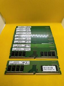 Samsung 8GB 1Rx8 PC4-2666V-UA2-11 デスクトップPC用DDR4メモリ8GB　10枚セット計80GB 管D2