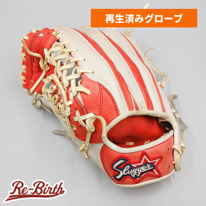 【クリーニング済み 】 スラッガー 軟式グローブ / 外野手用 型付け済み (slugger グラブ)[WE1041]