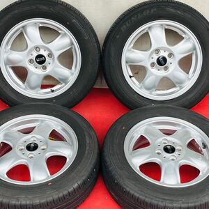 23年式の60%溝有。BMW MINI ミニ 純正 15インチ 5.5J+45 DUNLOP 185/65R15( R50 R51 R53 R54 R55 R56 R57 R58 ミニクーパー ミニワン )