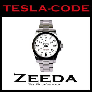 ZEEDA 腕時計 TESLA-CODE-ZEBRA ZEBRA BLACK（GRAY SILVER）【正規品】