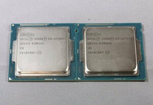 B39826 O-04094 intel Xeon E3-1275 v3 CPU 2個セット ジャンク