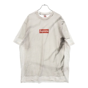 シュプリーム 24SS ×MM6 Maison Margiela エムエムシックス メゾンマルジェラ ボックスロゴプリント 半袖Tシャツ カットソー ホワイト